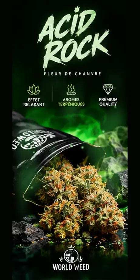 Acid Rock — fleurs CBD WorldWeed