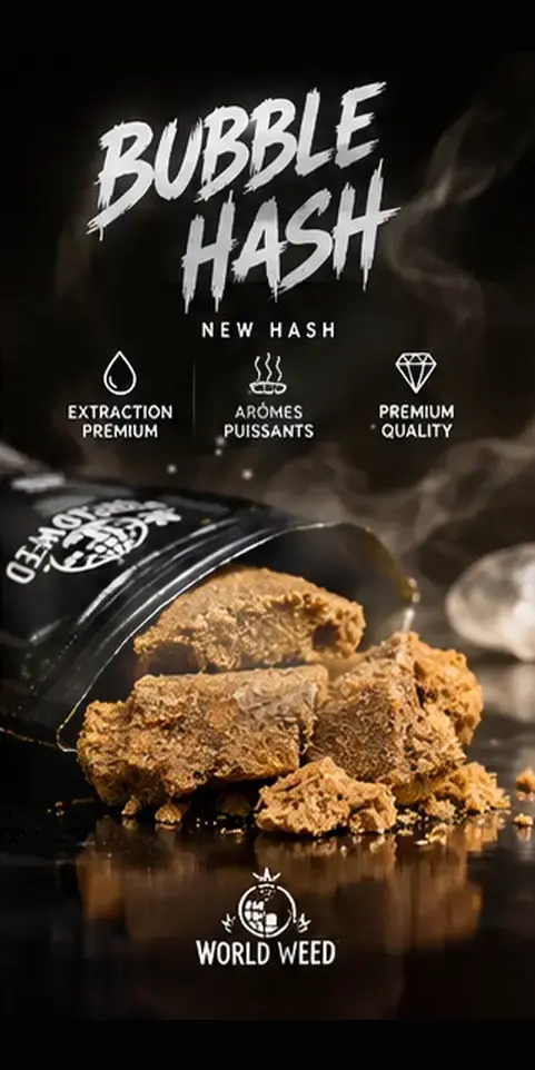 Bubble Hash — résines CBD WorldWeed