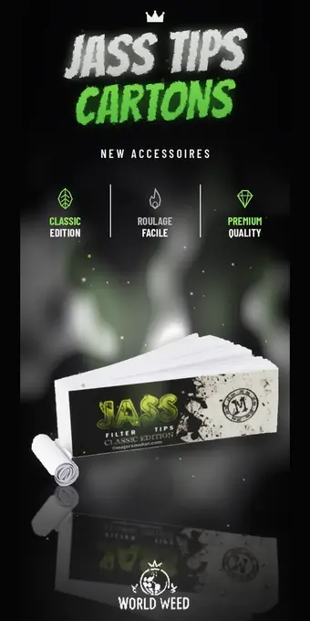 Cartons JASS Tips Classic — accessoires CBD