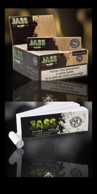Pack Feuilles + Cartons JASS — accessoires CBD