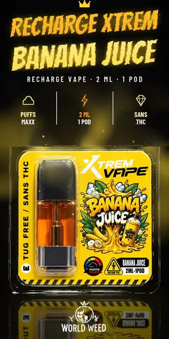 Recharge Xtrem Vape Banana Juice — vapes CBD