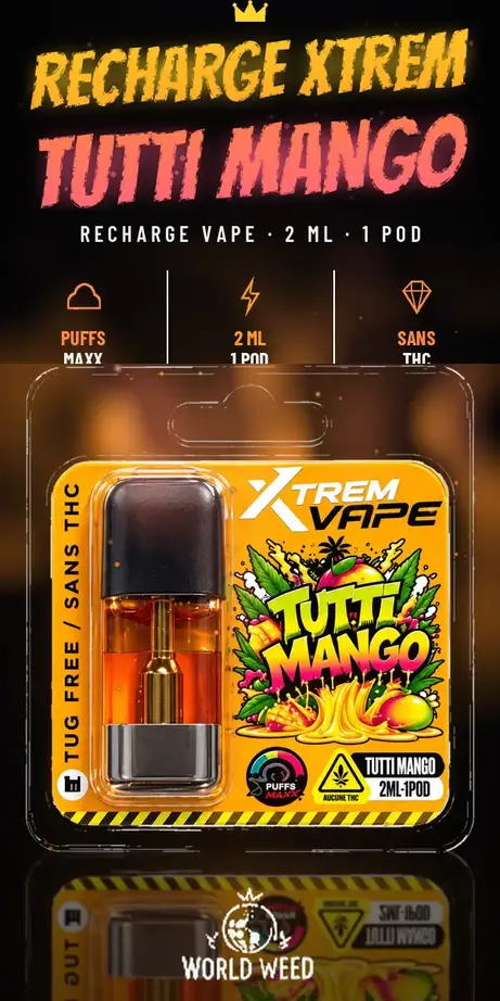Recharge Xtrem Vape Tutti Mango — vapes CBD WorldWeed