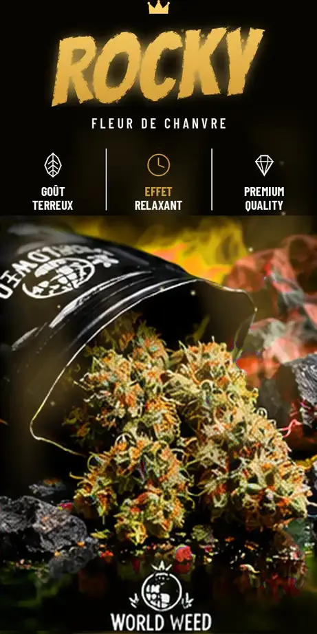 Rocky — fleurs CBD WorldWeed