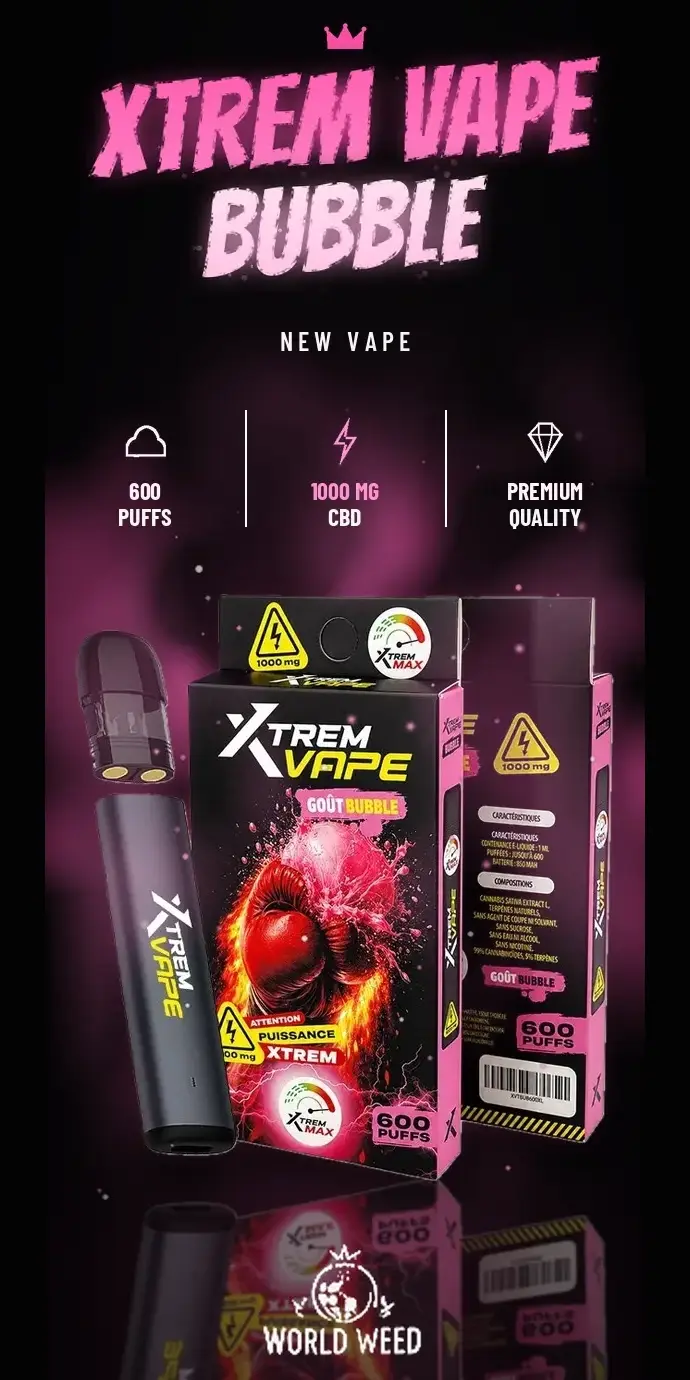 Xtrem Vape Bubble — vapes CBD WorldWeed