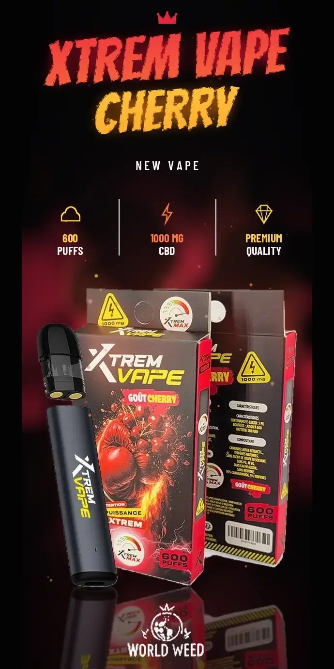 Xtrem Vape Cherry — vapes CBD WorldWeed